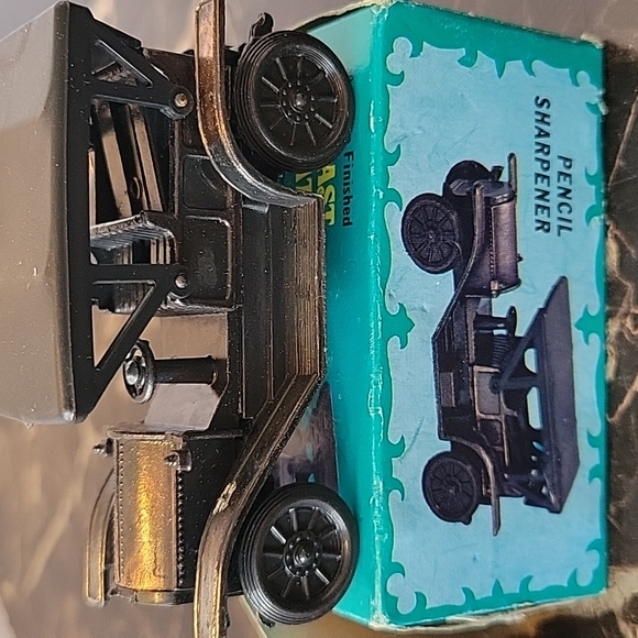 Pencil sharpener simplex hong kong antique finished 1906 w/box die-cast - Picture 5 of 5